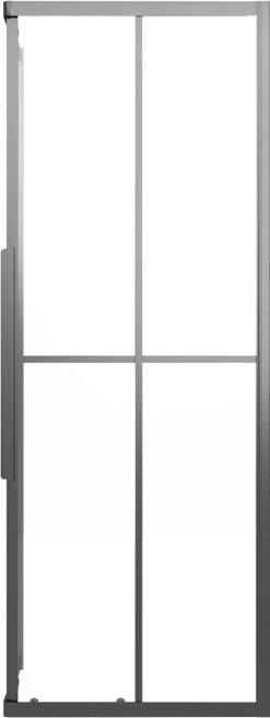 Furniture Limited - Douchecabine 70x70x180 Cm Mat ESG Zwart -Grohe Winkel 451x1200 2