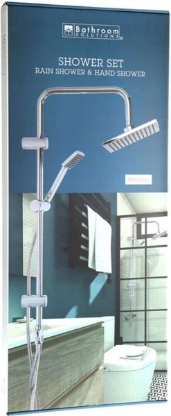 Bathroom Solutions Regendouche Set MET Handdouche 150cm -Grohe Winkel 495x1200