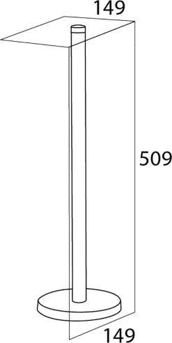 Tiger - Reserverolhouder - Vrijstaand - Zwart -Grohe Winkel 601x1200 2