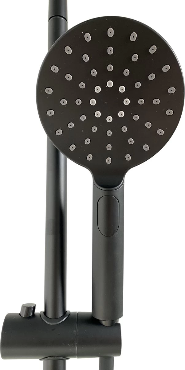 4bathroomz® Zwarte Regendouche Met Thermostatische Kraan - 20cm Hoofddouche 5 4bathroomz® Zwarte Regendouche Met Thermostatische Kraan - 20cm Hoofddouche - Image 5