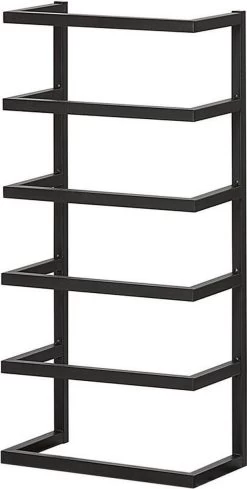 Sealskin Carré - Handdoekrek Groot - 12 X 24 X 48 Cm - Zwart -Grohe Winkel 606x1200