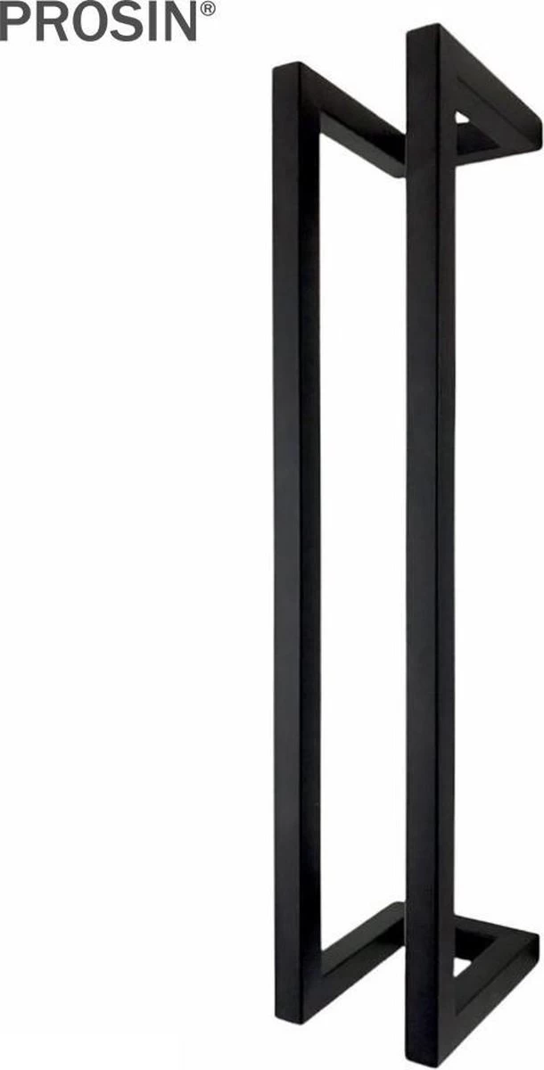 PROSIN® Luxe RVS Wc Rolhouder – Toiletrolhouder – Rollenhouder – Reserverolhouder Zwart – Handdoekrek - Handoekkenrek - Handdoekhouder - Opbergrek – Rek – Mat Zwart – Hangend – Zelfklevend - Modern 4 PROSIN® Luxe RVS Wc Rolhouder – Toiletrolhouder – Rollenhouder – Reserverolhouder Zwart – Handdoekrek - Handoekkenrek - Handdoekhouder - Opbergrek – Rek – Mat Zwart – Hangend – Zelfklevend - Modern - Image 4