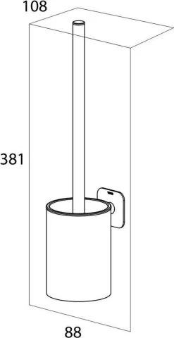 Tiger Colar - Toiletborstel Met Houder - Zwart 21 Tiger Colar - Toiletborstel Met Houder - Zwart -Grohe Winkel 617x1200 1