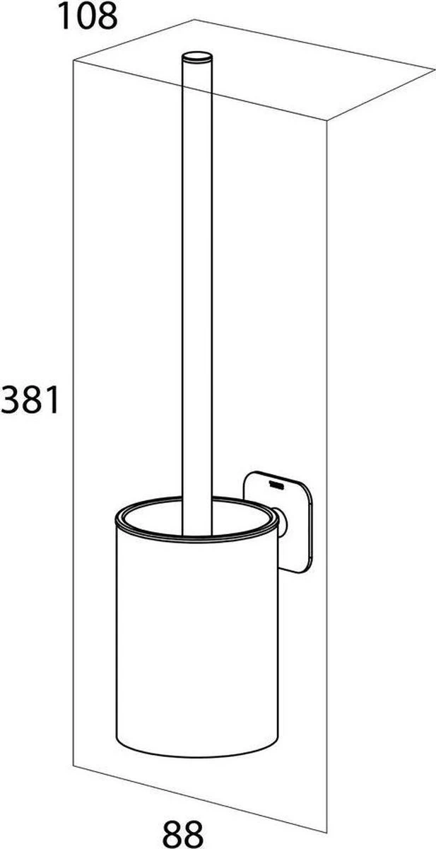 Tiger Colar - Toiletborstel Met Houder - Zwart 10 Tiger Colar - Toiletborstel Met Houder - Zwart - Image 10