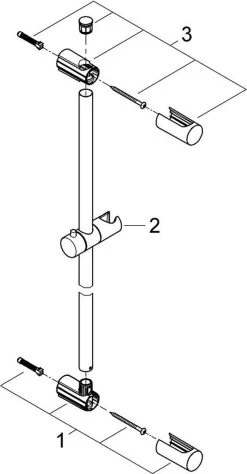 GROHE QuickFix Vitalio Glijstang - 60 Cm -Grohe Winkel 625x1200 1