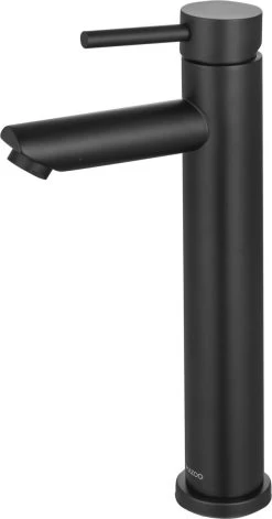 LOMAZOO Wastafelkraan Zwart Ceres - Badkamerkraan - Wastafel Kraan - Mengkraan Wastafel - Hoge Uitloop -Grohe Winkel 629x1200