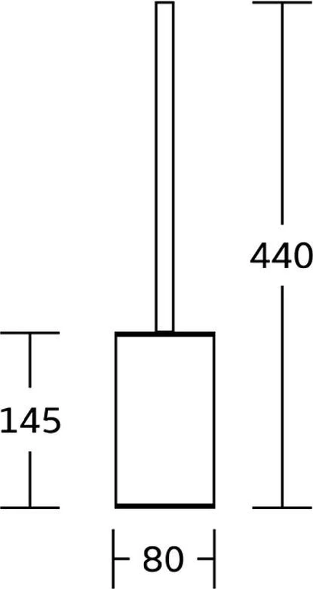 VDN Stainless Toiletborstel Met Houder - Toiletborstelhouder - Zwart - Wc Borstel Met Houder - Vierkant - RVS - Vrijstaand 4 VDN Stainless Toiletborstel Met Houder - Toiletborstelhouder - Zwart - Wc Borstel Met Houder - Vierkant - RVS - Vrijstaand - Image 4