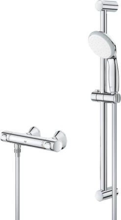 GROHE Precision Flow Thermostatische Douchekraan Met Douchegarnituur - EcoJoy® - 15cm - 34841000