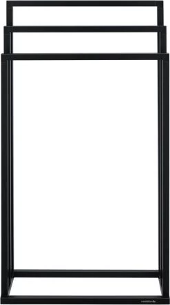 Sealskin Tube - Handdoekrek Vrijstaand - Zwart -Grohe Winkel 670x1200 3