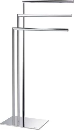 Sealskin Tube - Handdoekrek 3-armig Vrijstaand - Chroom