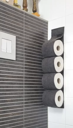 Reserverolhouder Hangend – Toiletrolhouder – Reserve Rolhouder – Zonder Boren – Rolhouder - Muur – Zwart - Antraciet - STOF & SPETTERVRIJ -Grohe Winkel 685x1200 1