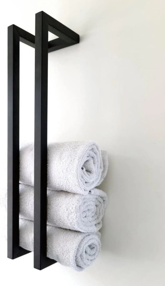 PROSIN® Luxe RVS Wc Rolhouder – Toiletrolhouder – Rollenhouder – Reserverolhouder Zwart – Handdoekrek - Handoekkenrek - Handdoekhouder - Opbergrek – Rek – Mat Zwart – Hangend – Zelfklevend - Modern 2 PROSIN® Luxe RVS Wc Rolhouder – Toiletrolhouder – Rollenhouder – Reserverolhouder Zwart – Handdoekrek - Handoekkenrek - Handdoekhouder - Opbergrek – Rek – Mat Zwart – Hangend – Zelfklevend - Modern - Image 2