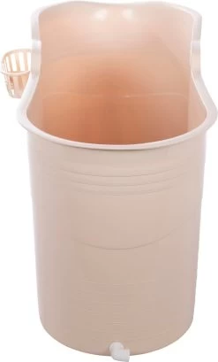 HelloBath® - Bath Bucket - XL - 125 Cm - Brazilian Sand - Zitbad - Ligbad (Verzending In Doos) - Incl. Badplank En Kraantje -Grohe Winkel 724x1200 1