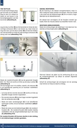 TSE 120 Plus Toiletverhoger -Grohe Winkel 727x1200