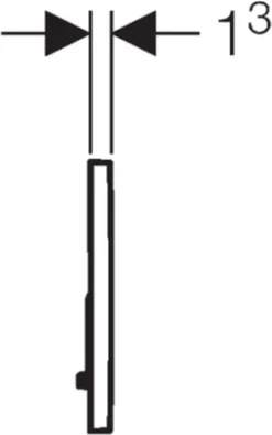 Geberit Sigma 01 Bedieningspaneel - Wit -Grohe Winkel 753x1200