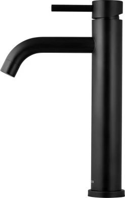 LOMAZOO Wastafelkraan Zwart Cardano - Zwarte Kraan - Badkamerkraan - Wastafel Mengkraan - Hoog -Grohe Winkel 760x1200