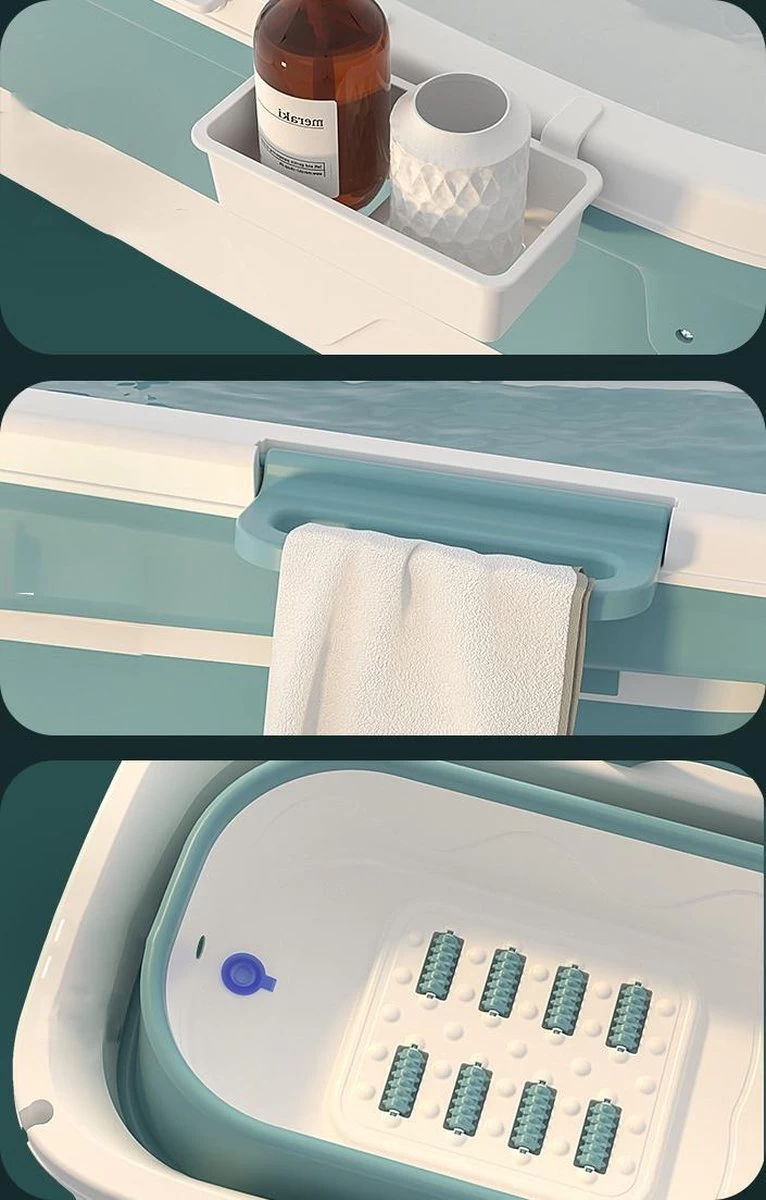 Foresta Volwassenen Zitbad XXL 150CM - Plastic Badkuip - Lime 5 Foresta Volwassenen Zitbad XXL 150CM - Plastic Badkuip - Lime - Image 5