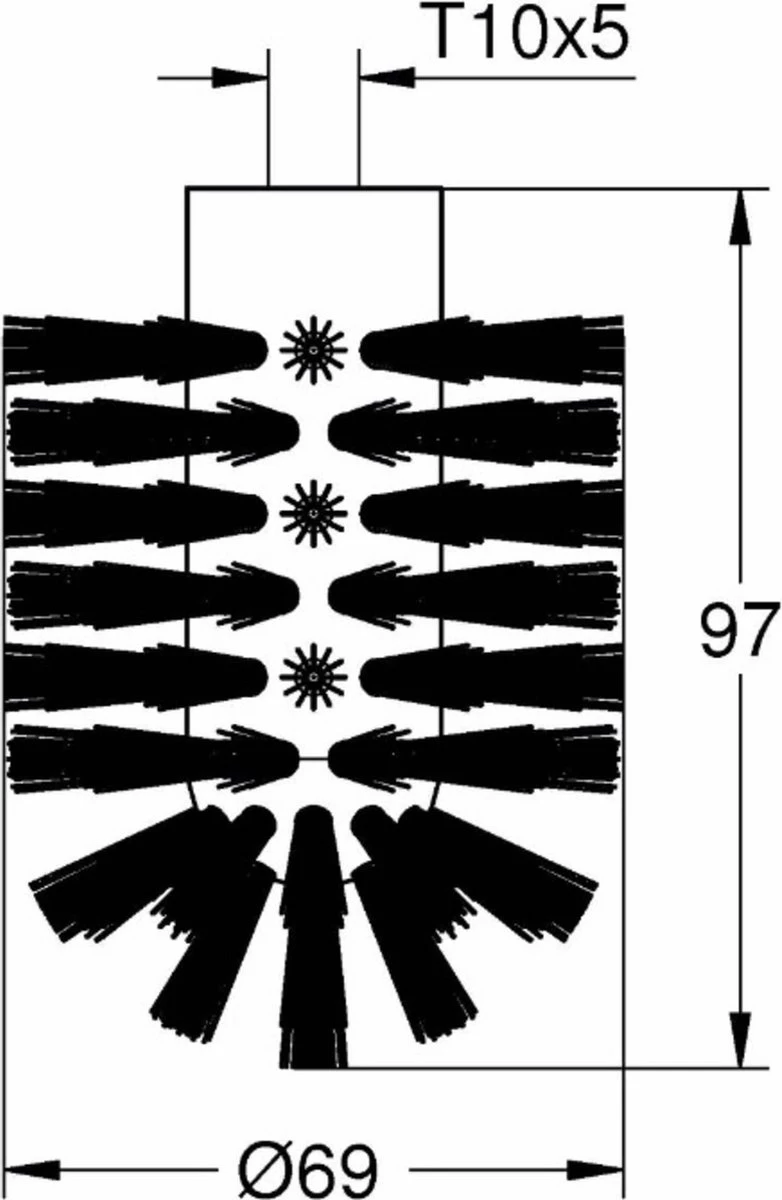 GROHE Essentials Losse Toiletborstel - Wit 2 GROHE Essentials Losse Toiletborstel - Wit - Image 2