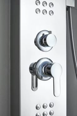 Badplaats Douchepaneel Toulon - RVS - Regendouche Met Mengkraan En Douchekop -Grohe Winkel 800x1200 1