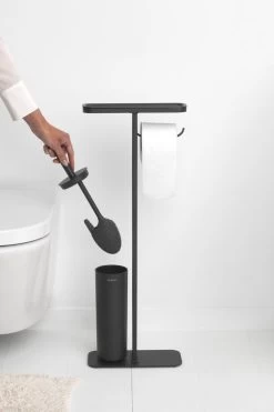 Brabantia MindSet Toiletbutler - Mineral Infinite Grey -Grohe Winkel 800x1200 15