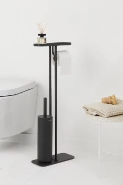 Brabantia MindSet Toiletbutler - Mineral Infinite Grey -Grohe Winkel 800x1200 16