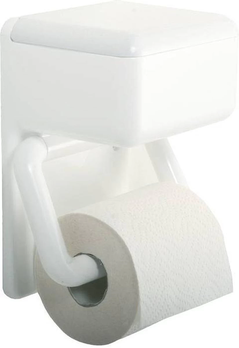 Wenko Wc Rolhouder Met Vochtheidsdoekjes Opberging 3 Wenko Wc Rolhouder Met Vochtheidsdoekjes Opberging - Image 3