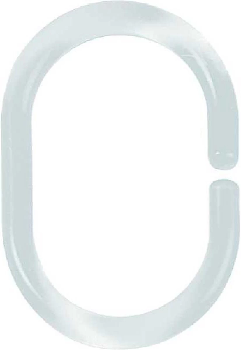 Differnz Douchegordijnringen - Transparant - Kunststof - 6 X 4 Cm - 12 Stuks 12 Differnz Douchegordijnringen - Transparant - Kunststof - 6 X 4 Cm - 12 Stuks - Image 12