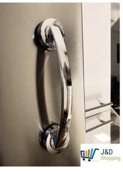 Handgreep Met Zuignap - Deurgreep -Badkamer Handgreep Met Zuignap - Douche - Helping Hand Handvat - Kunstof - Zilver - Groot -Grohe Winkel 848x1200 10