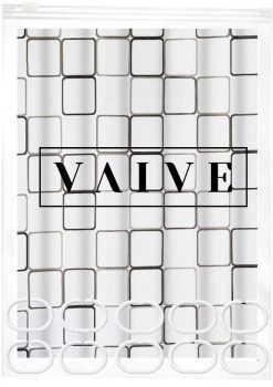 VAIVE Douchegordijn 180x200 - Anti Schimmel - Douchegordijnen -Grohe Winkel 848x1200