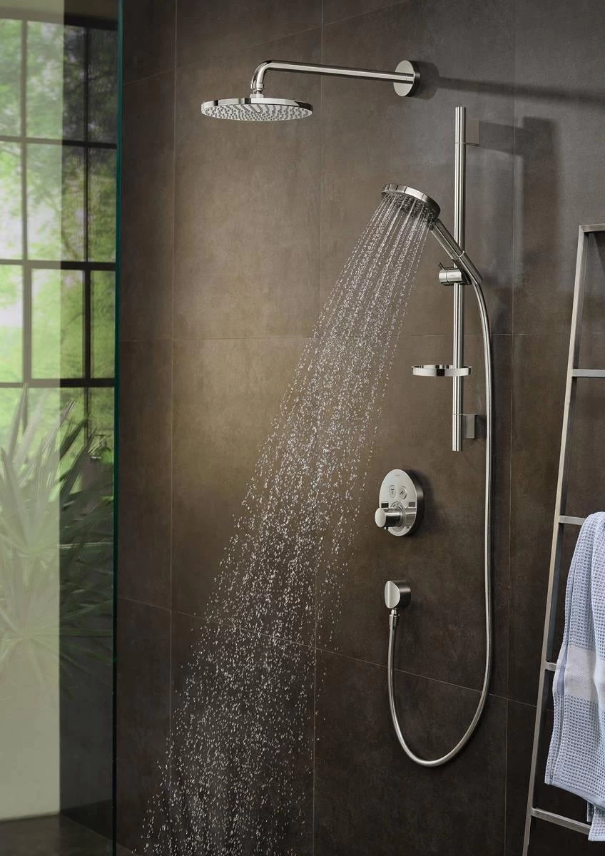 Hansgrohe Raindance Select S Doucheset 120 3jet PowderRain Met Unica'S Puro Glijstang 65 Cm Chroom 4 Hansgrohe Raindance Select S Doucheset 120 3jet PowderRain Met Unica'S Puro Glijstang 65 Cm Chroom - Image 4