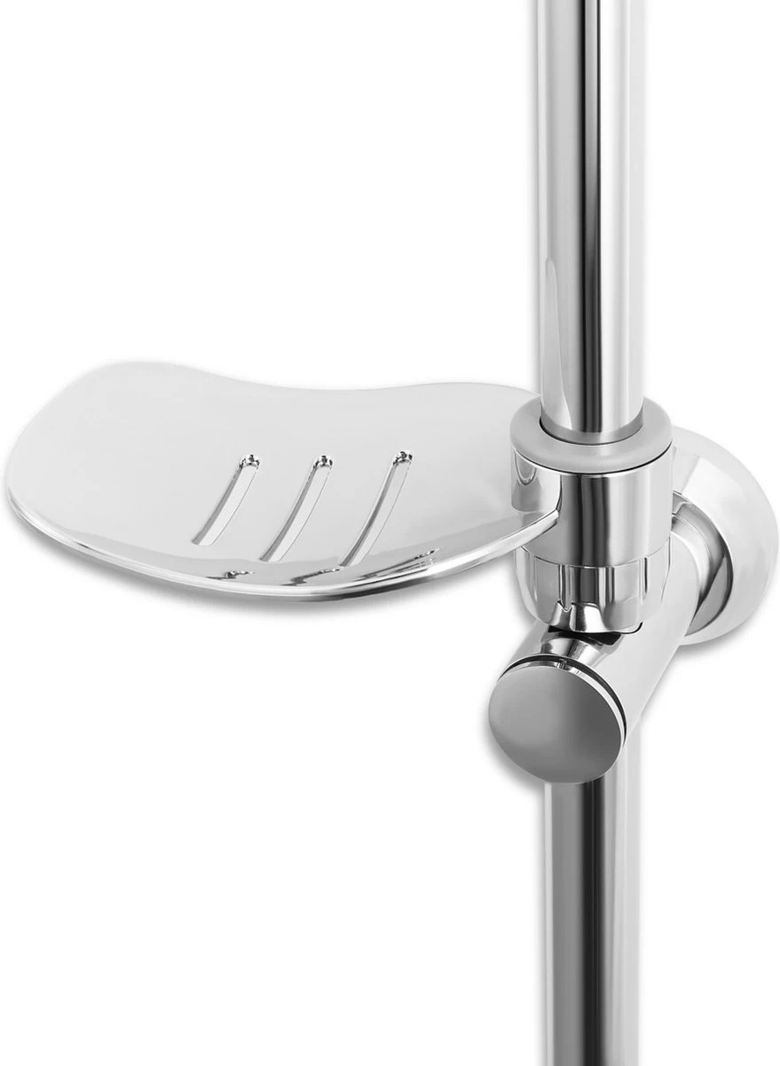 Lifa Bathing Zilveren Douchesysteem - Verstelbare Doucheset - RVS En ABS - Regendouche En Handdouche - Chroom - Incl. Bevestigingsmateriaal 8 Lifa Bathing Zilveren Douchesysteem - Verstelbare Doucheset - RVS En ABS - Regendouche En Handdouche - Chroom - Incl. Bevestigingsmateriaal - Image 8
