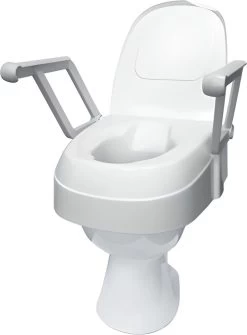 Drive Toiletverhoger Tse 120 Met Deksel En Armleuningen - Hoogte Verstelbaar