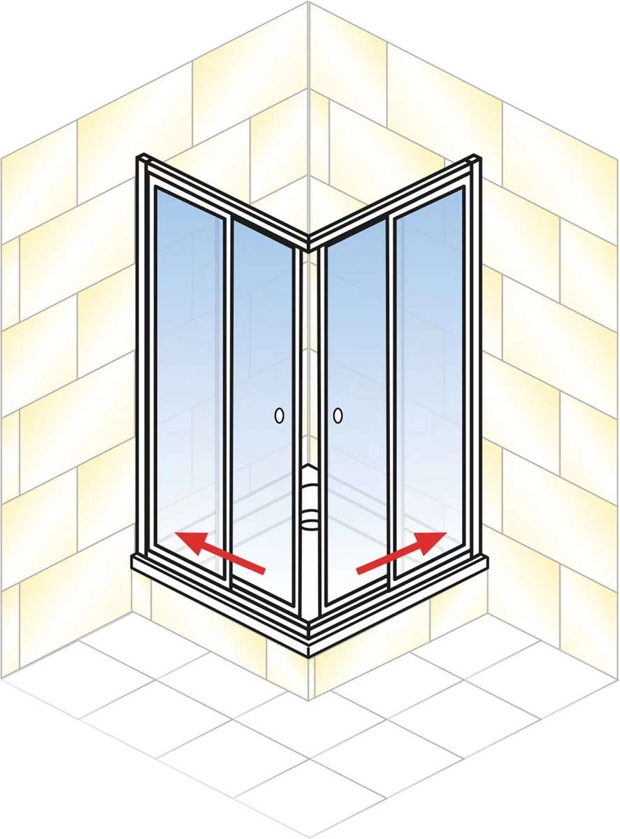 Schulte Douchecabine - Sunny Hoekinstap Met Schuifdeuren - Groot Verstelbereik 73,5 Tot Max. 88,5 Cm - Hoogte 180 Cm - Zwarte Profiel Met Helder Veiligheidsglas - Montage Op Douchebak Of Direct Op De Douchevloer 7 Schulte Douchecabine - Sunny Hoekinstap Met Schuifdeuren - Groot Verstelbereik 73,5 Tot Max. 88,5 Cm - Hoogte 180 Cm - Zwarte Profiel Met Helder Veiligheidsglas - Montage Op Douchebak Of Direct Op De Douchevloer - Image 7
