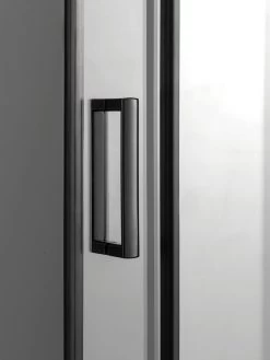 Merkloos Douchecabine Vierkant - 90x90x200cm 6 Mm - Nano Anti Kalk Veiligheidsglas - Zwart Aluminium Omlijsting -Grohe Winkel 900x1200 18