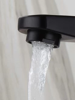 Merkloos Wastafelkraan 8500A - Badkamerkraan - Toiletkraan - Mengkraan - Mat Zwart -Grohe Winkel 901x1200 9