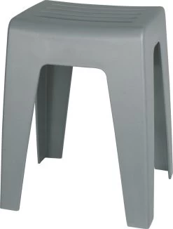 WENKO Badkamerkruk Kumba 38x47cm In Grijs Kunststof - Douchekruk -Grohe Winkel 909x1200