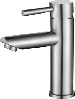SaniBright Wastafelkraan Geneve RVS - Wastafelkraan RVS - RVS Badkamerkraan