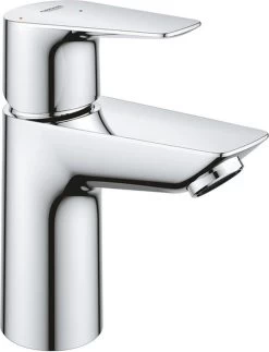 GROHE QuickFix Start Edge Wastafelkraan - Waterbesparend - Push Open Pop-up Waste - Chroom