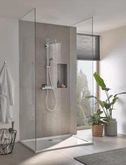 GROHE QuickFix Vitalio Joy 260 Regendouche - CoolTouch - Met Planchet - ø 26 Cm - Chroom -Grohe Winkel 918x1200