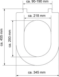 SCHÜTTE WC-Bril 82910 D-SHAPE WHITE - Duroplast - D-vorm - Soft Close - Afklikbaar - RVS-Scharnieren - Gelakt - Wit -Grohe Winkel 924x1200 1
