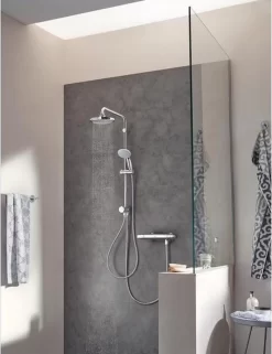 GROHE Grohtherm 1000 New Thermostatische Douchekraan - 15cm - Met Koppelingen - EcoJoy® - CoolTouch - Chroom - 34143003 -Grohe Winkel 924x1200 3