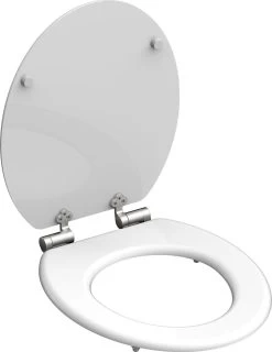 SCHÜTTE WC-Bril 84100 WHITE - MDF-Hout - Soft Close - Verchroomde Scharnieren - Gelakt - Wit -Grohe Winkel 925x1200 2