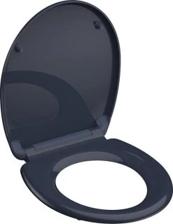 SCHÜTTE WC-Bril 82304 ANTHRAZIT - Duroplast - Soft Close - Afklikbaar - RVS-Scharnieren - Gelakt - Antraciet -Grohe Winkel 926x1200 3