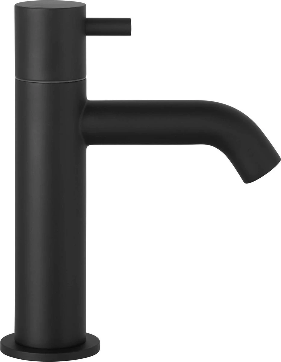 Merkloos Saqu Eurotrend Fonteinkraan - Hoog Model - Toiletkraan - Koudwaterkraan - Mat Zwart 1 Merkloos Saqu Eurotrend Fonteinkraan - Hoog Model - Toiletkraan - Koudwaterkraan - Mat Zwart