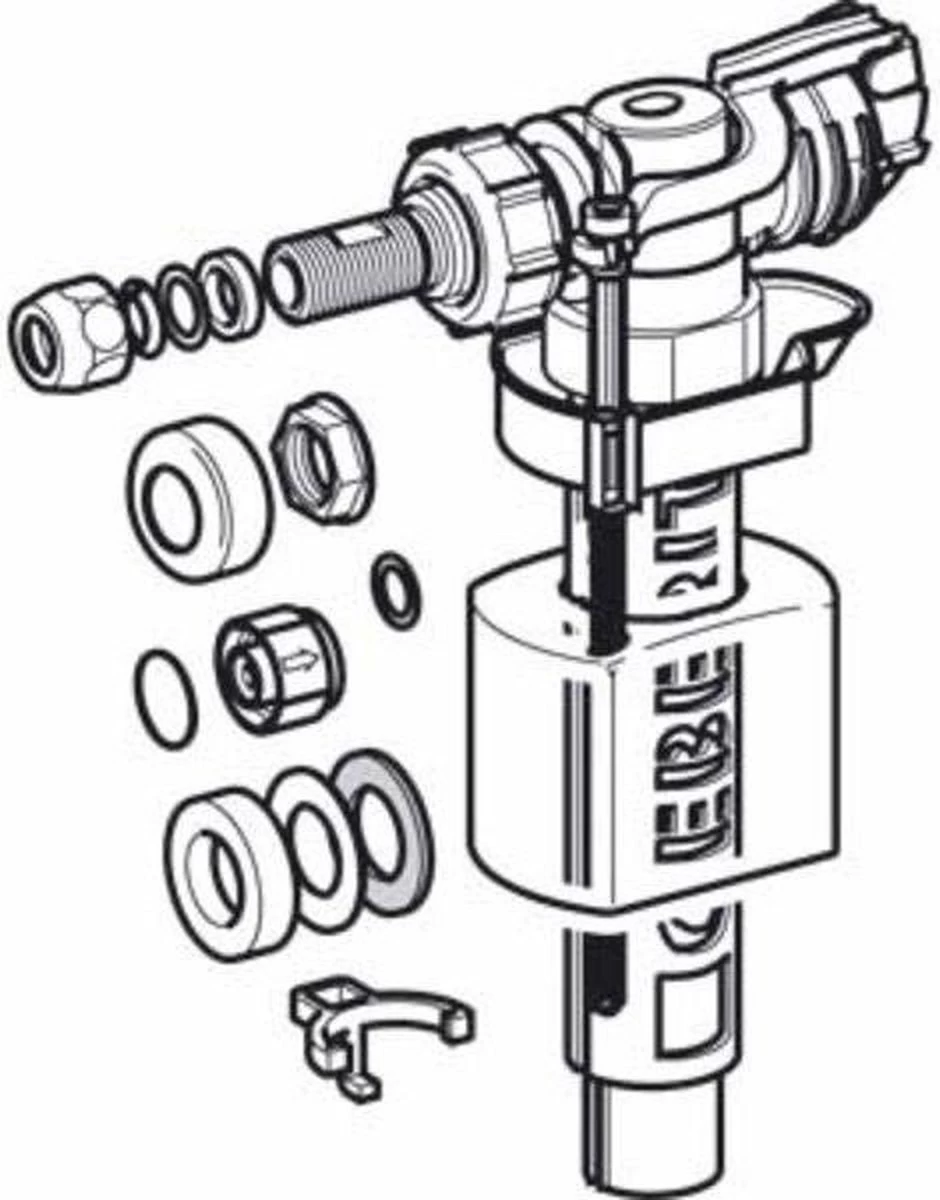 Geberit Vlotterkraan Universeel 2 Geberit Vlotterkraan Universeel - Image 2