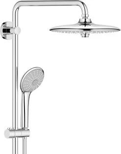 GROHE Euphoria 260 Regendouche - ø 26cm - Met Thermostaatkraan - Chroom -Grohe Winkel 947x1200