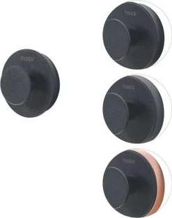 Tiger Urban Toiletaccessoireset - Toiletborstel Met Houder - Toiletrolhouder Met Klep - Handdoekhaak - Zwart -Grohe Winkel 947x1200 8