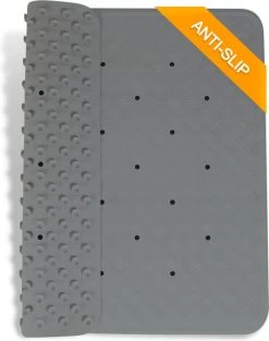 Douchemat Antislip Grijs - 53 X 53 Cm - Antislipmat Douche - Badmat