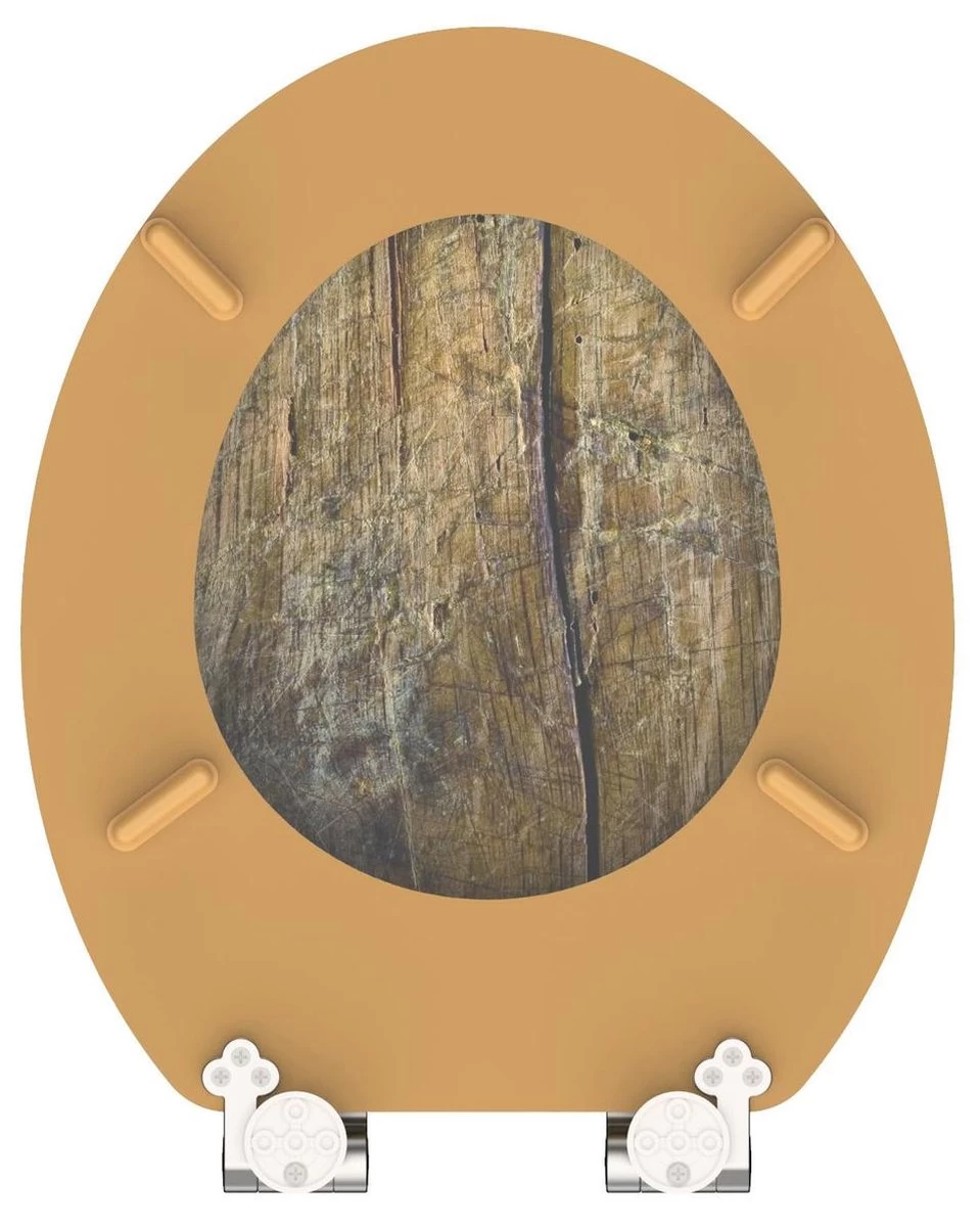 SCHÜTTE WC-Bril 80124 SOLID WOOD - MDF-Hout - Soft Close - Verchroomde Scharnieren - Decor - 3-zijdige Print 6 SCHÜTTE WC-Bril 80124 SOLID WOOD - MDF-Hout - Soft Close - Verchroomde Scharnieren - Decor - 3-zijdige Print - Image 6