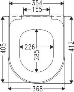 Villeroy & Boch Toiletbril O.Novo -Grohe Winkel 963x1200 3